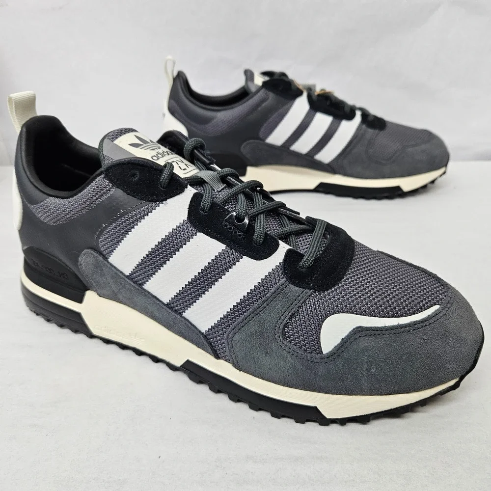 Adidas‎ Originals ZX 700 HD Retro Sneakers H01851 Grey White Men's Size 12